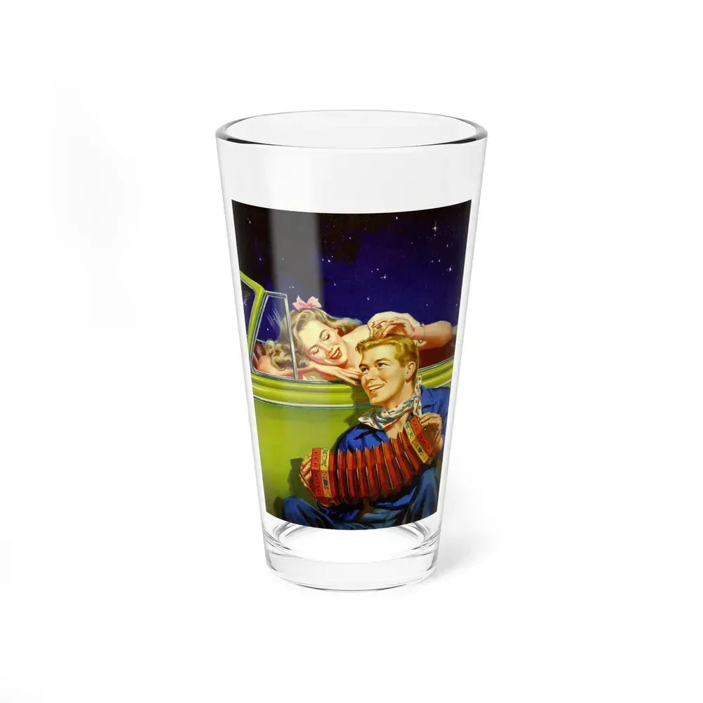 A Romance of the Old West, June 1948 (Magazine Illustration) Pint Glass 16oz 16oz - Go Mug Yourself