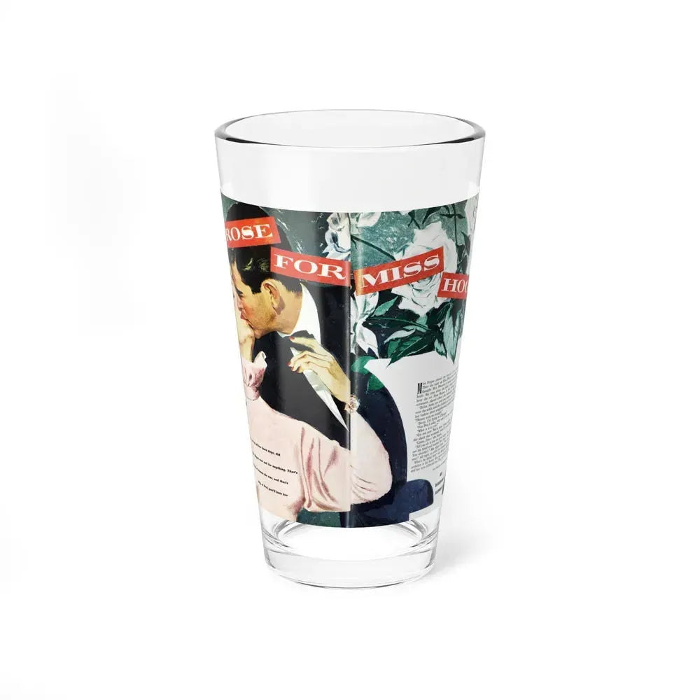 A Rose for Miss Hogan, Good Housekeeping, September 1950 (Magazine Illustration) Pint Glass 16oz 16oz - Go Mug Yourself