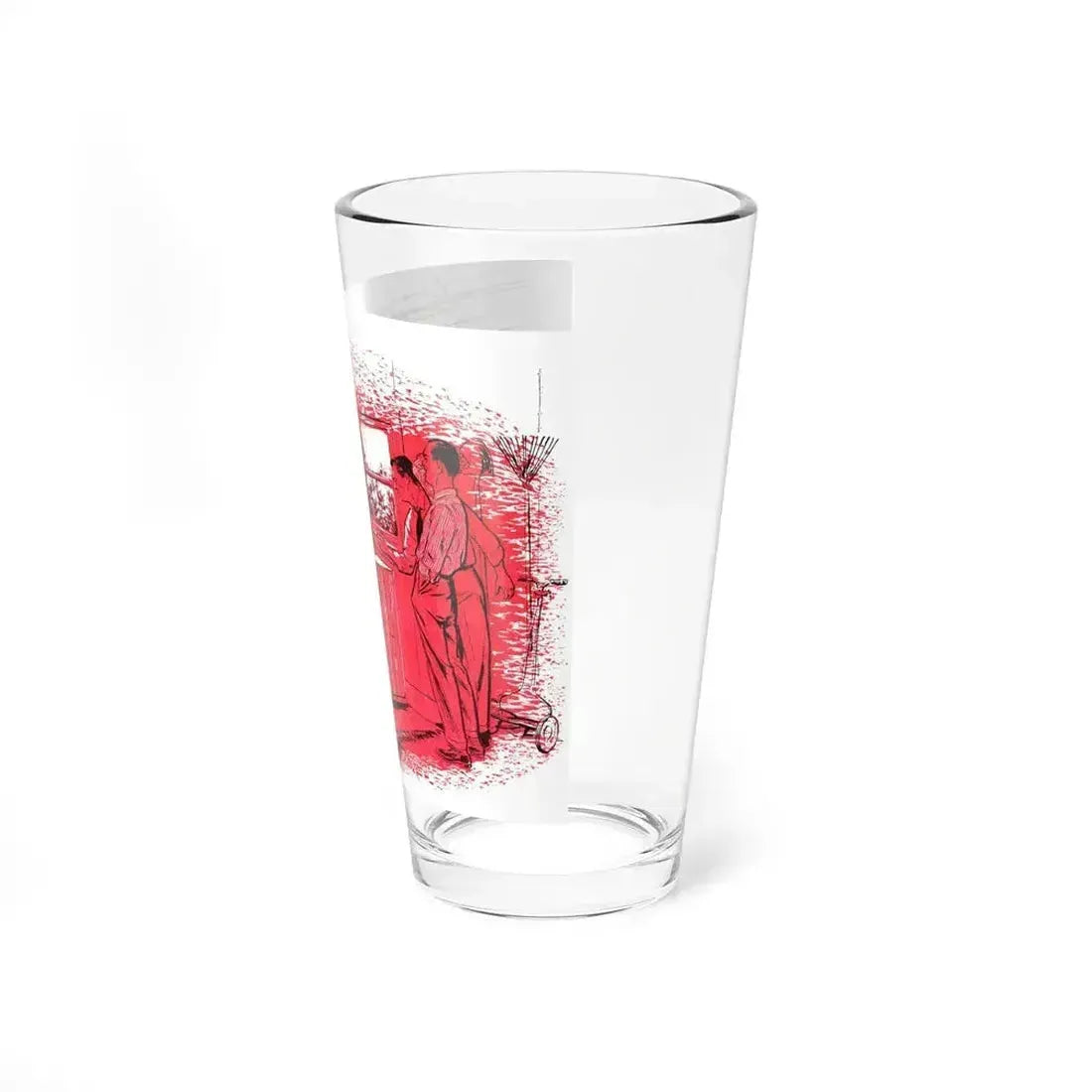 A Rosy Future For Roderick, Bluebook, August 1952 (Magazine Illustration) Pint Glass 16oz - Go Mug Yourself