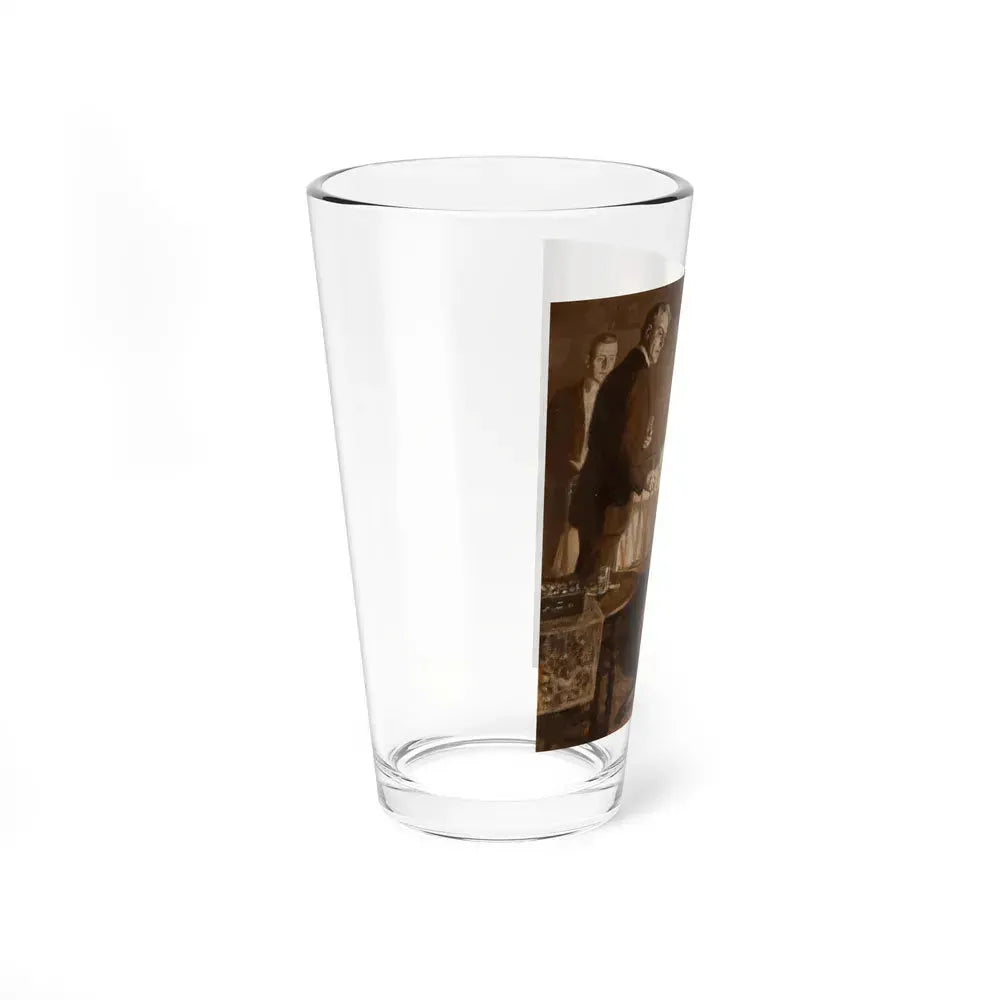 A Sad Time, interior story illustration (Magazine Illustration) Pint Glass 16oz - Go Mug Yourself