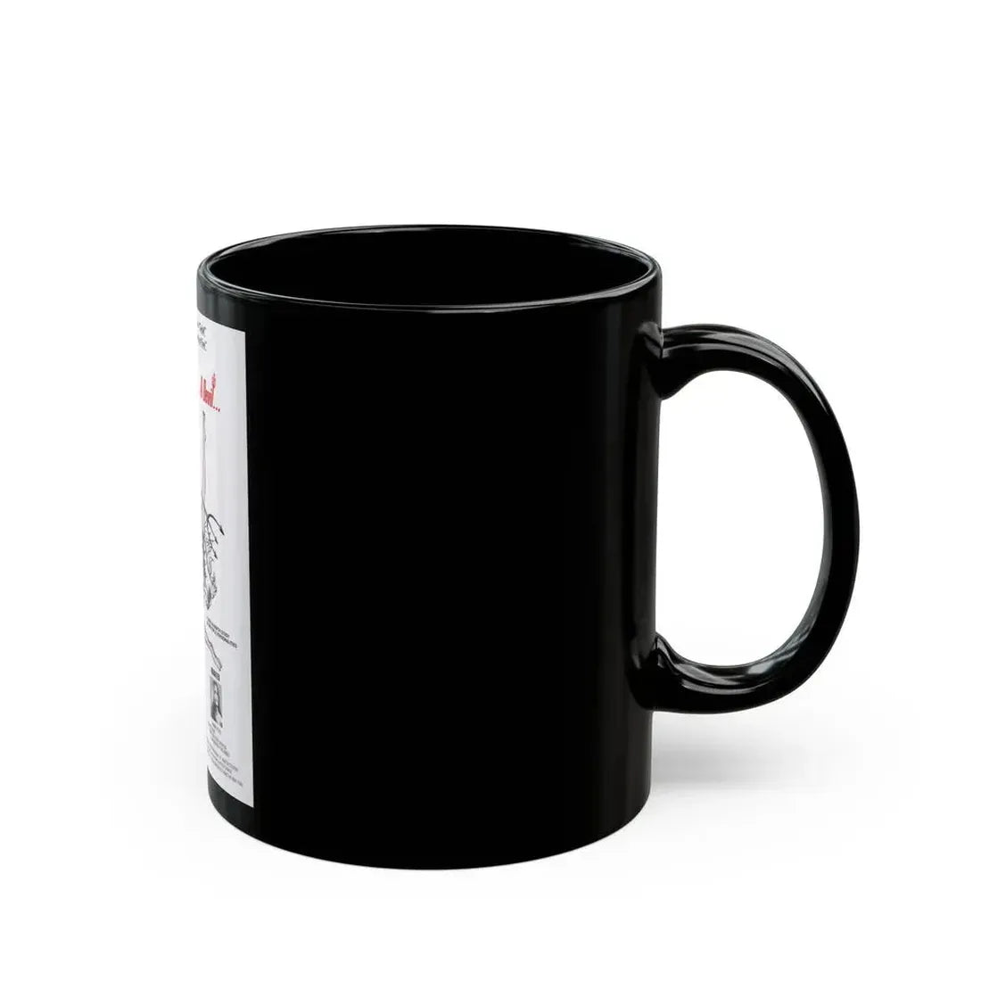 A SAINT... A WOMAN... A DEVIL 1977 Movie Poster - Black Coffee Mug - Go Mug Yourself