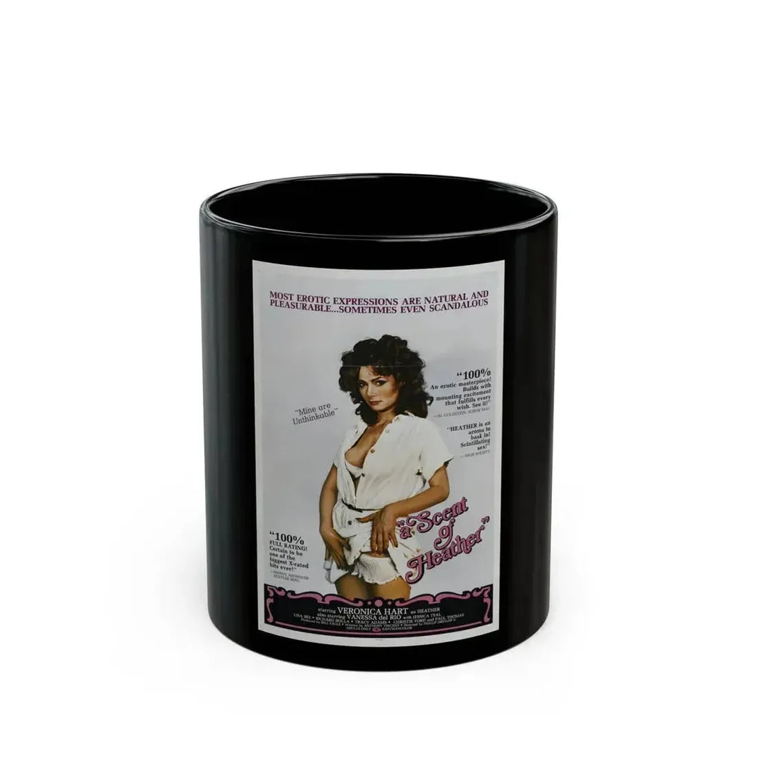 A SCENT OF HEATHER 1980 Movie Poster - Black Coffee Mug 11oz - Go Mug Yourself