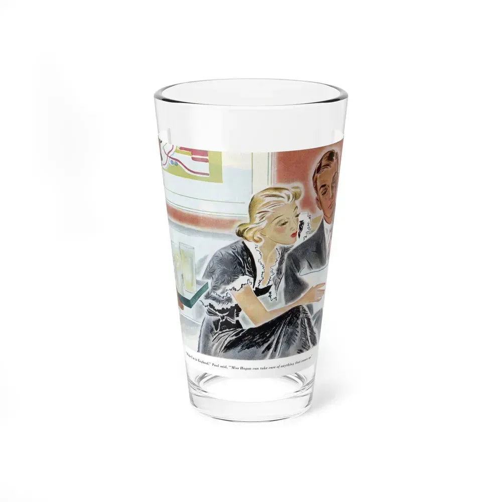 A Season in the City, Ladies' Home Journal, November 1937 (Magazine Illustration) Pint Glass 16oz 16oz - Go Mug Yourself