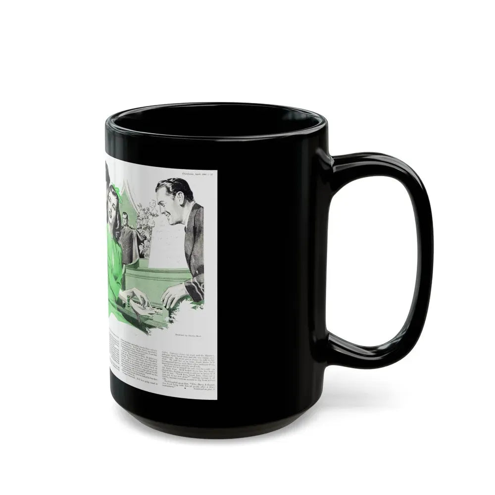 A Ship's a Lady, Too, Chatelaine, April 1944 - Black Coffee Mug - Go Mug Yourself