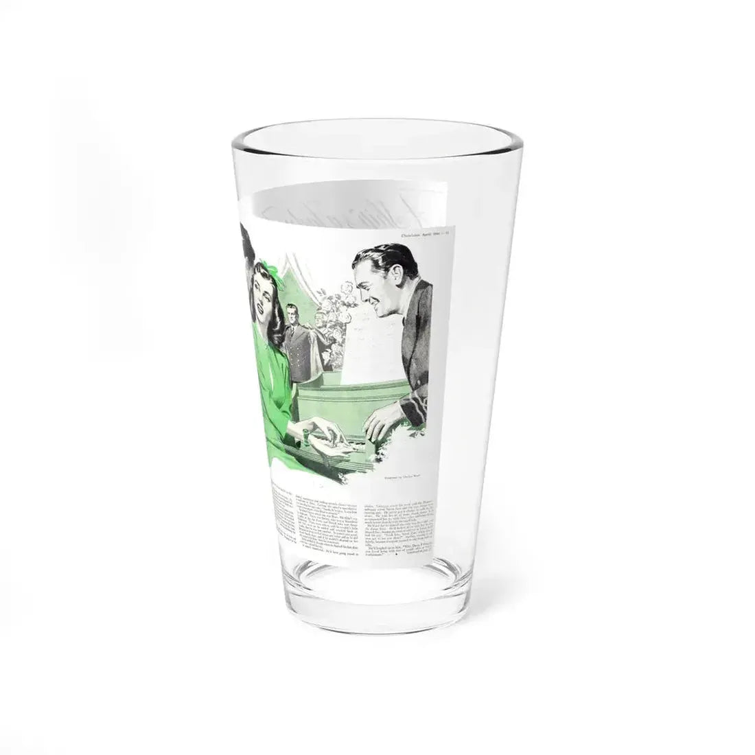 A Ship's a Lady, Too, Chatelaine, April 1944 (Magazine Illustration) Pint Glass 16oz - Go Mug Yourself