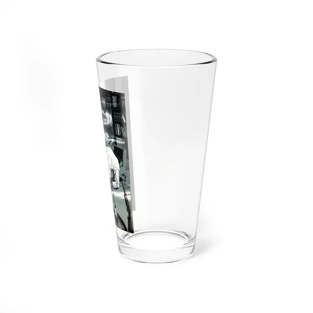 A Shot in the Dark, Bluebook Magazine, April 1956 (Magazine Illustration) Pint Glass 16oz - Go Mug Yourself