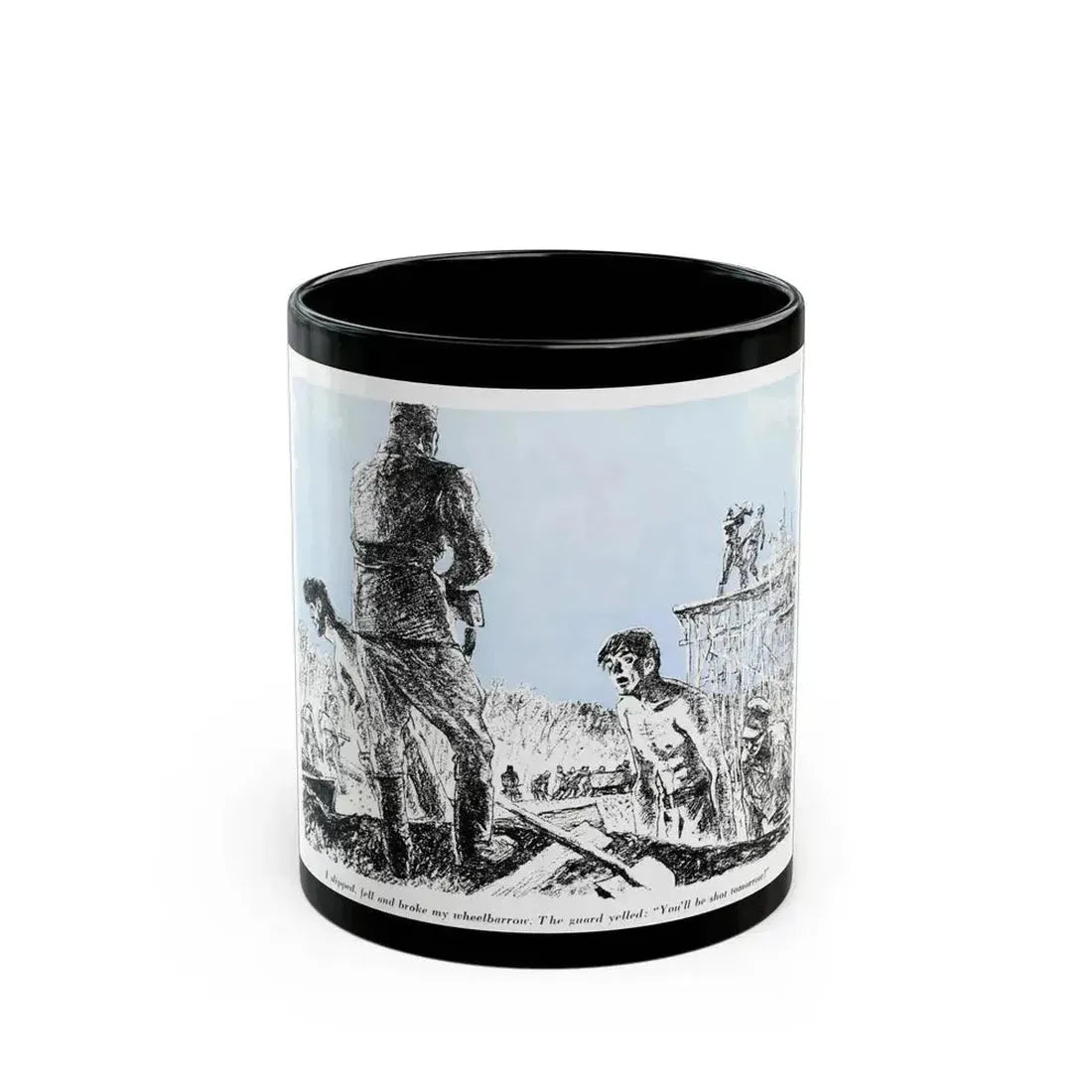A Slave Escapes from Atomgrad (1), Blue Book Magazine, March 1950 - Black Coffee Mug 11oz - Go Mug Yourself