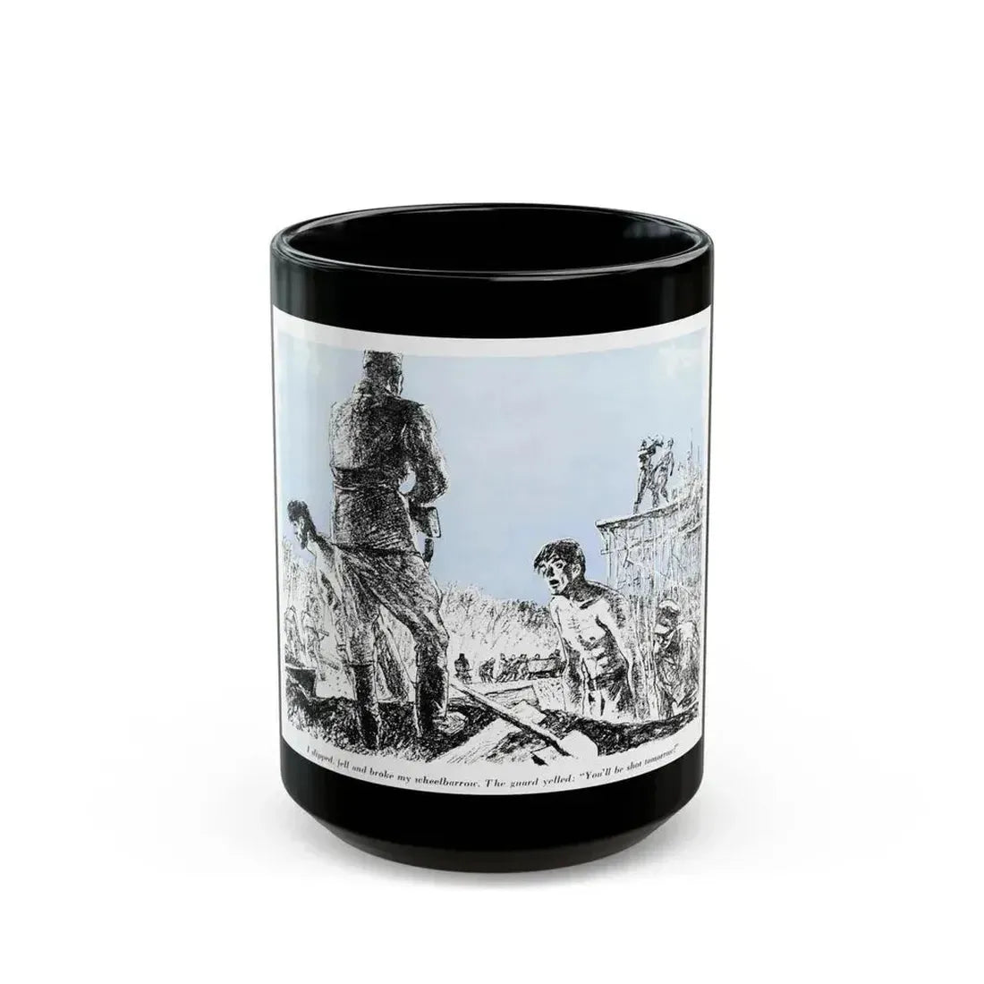 A Slave Escapes from Atomgrad (1), Blue Book Magazine, March 1950 - Black Coffee Mug 15oz - Go Mug Yourself