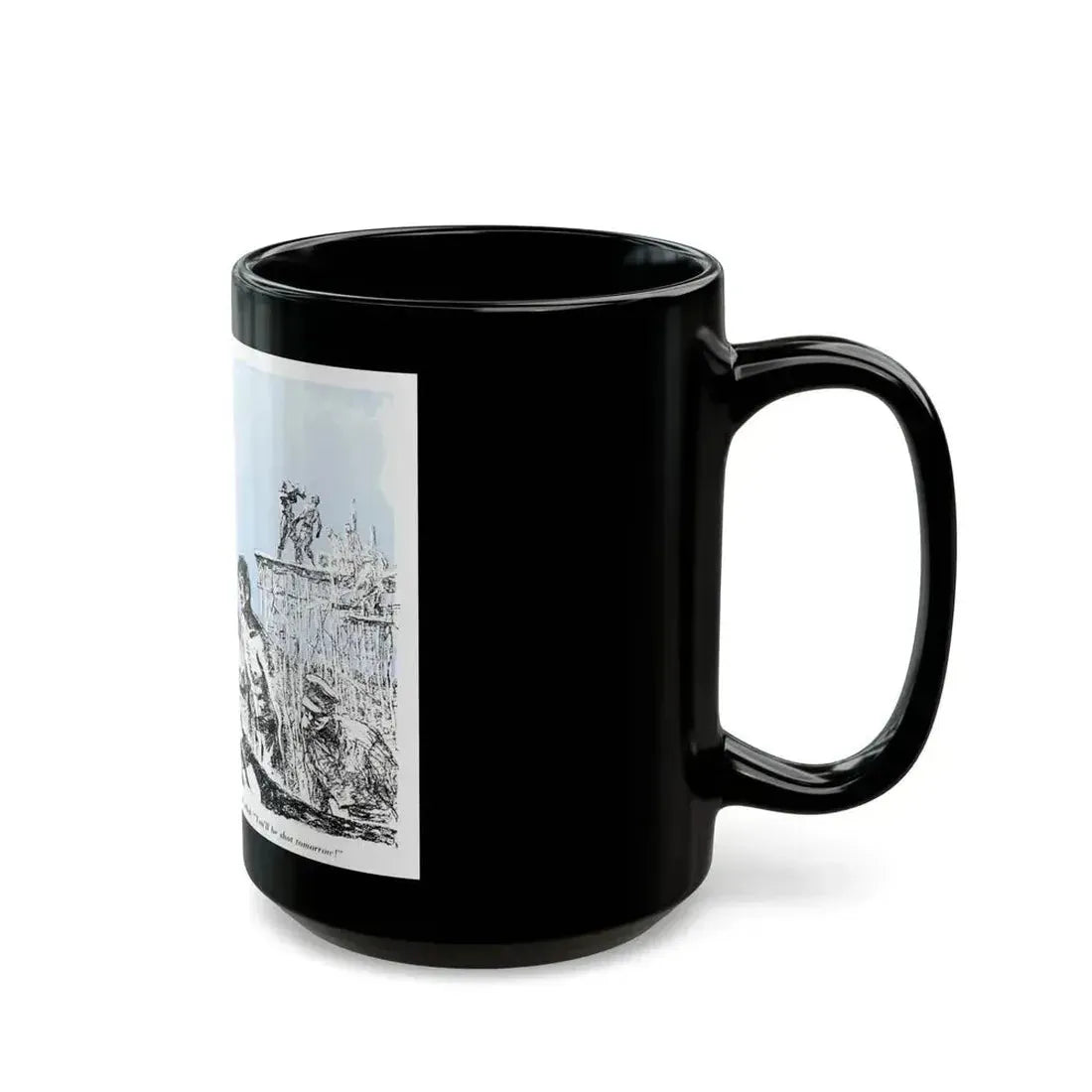 A Slave Escapes from Atomgrad (1), Blue Book Magazine, March 1950 - Black Coffee Mug - Go Mug Yourself
