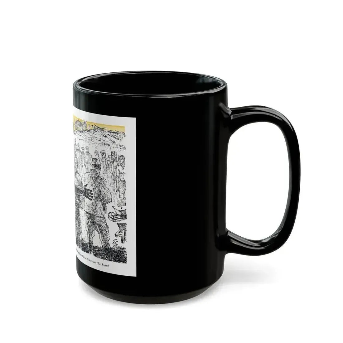 A Slave Escapes from Atomgrad (2), Blue Book Magazine, March 1950 - Black Coffee Mug - Go Mug Yourself