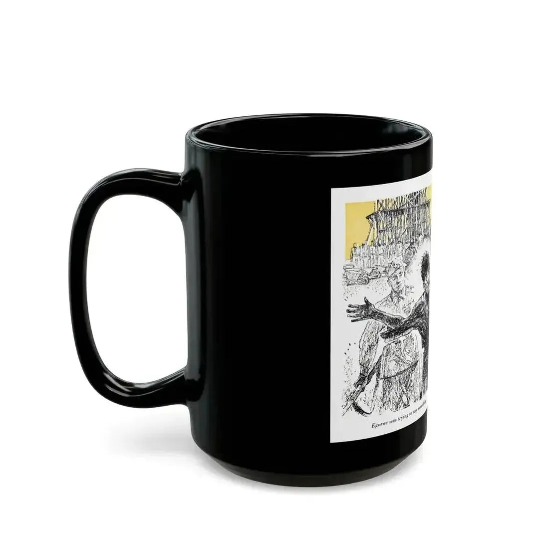 A Slave Escapes from Atomgrad (2), Blue Book Magazine, March 1950 - Black Coffee Mug - Go Mug Yourself