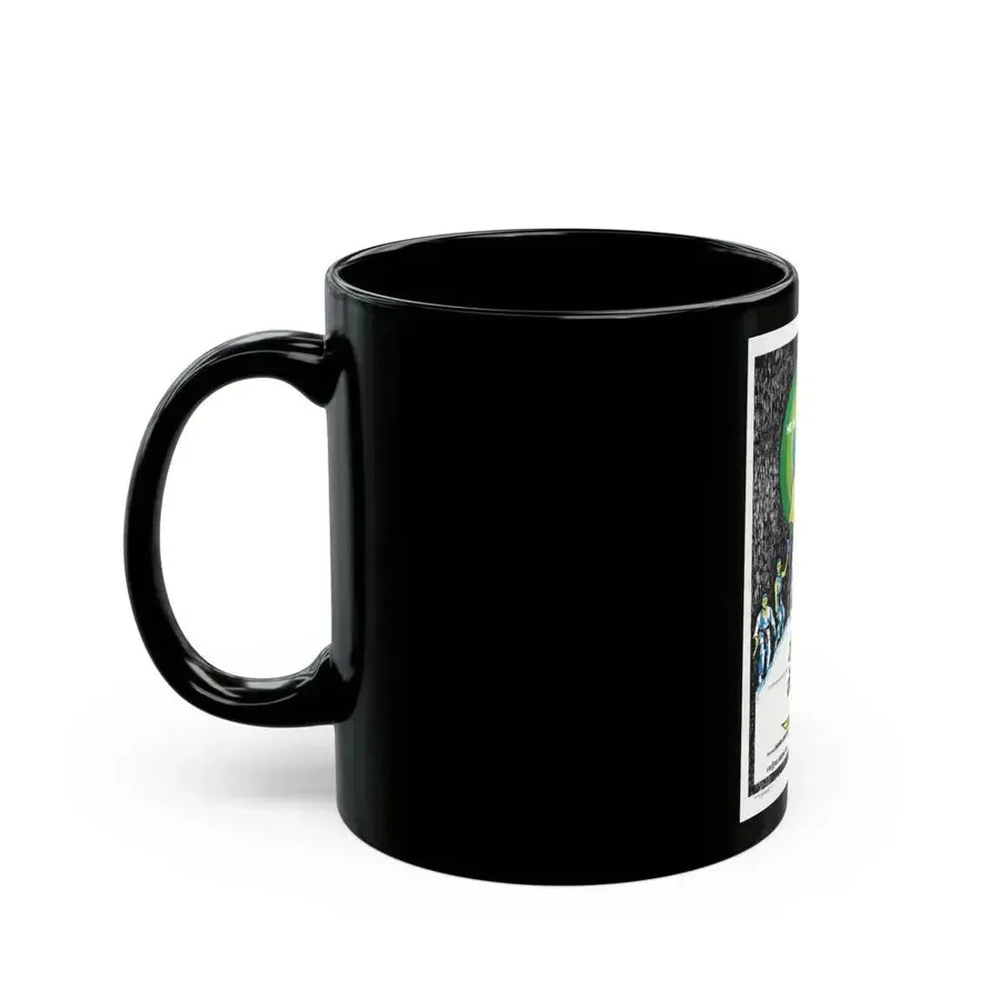A SLICE OF DEATH 1979 Movie Poster - Black Coffee Mug - Go Mug Yourself