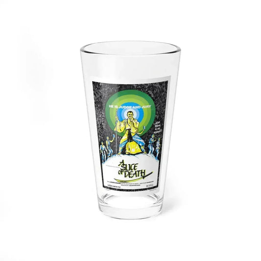 A SLICE OF DEATH 1979 Movie Poster - Pint Glass 16oz 16oz - Go Mug Yourself