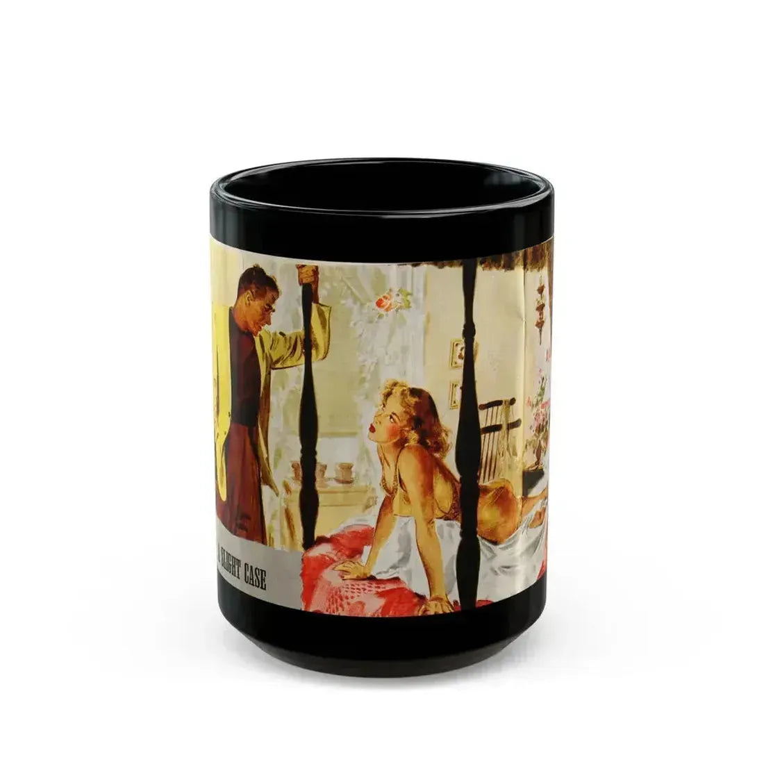 A Slight Case Of Connecticut - Black Coffee Mug 15oz - Go Mug Yourself
