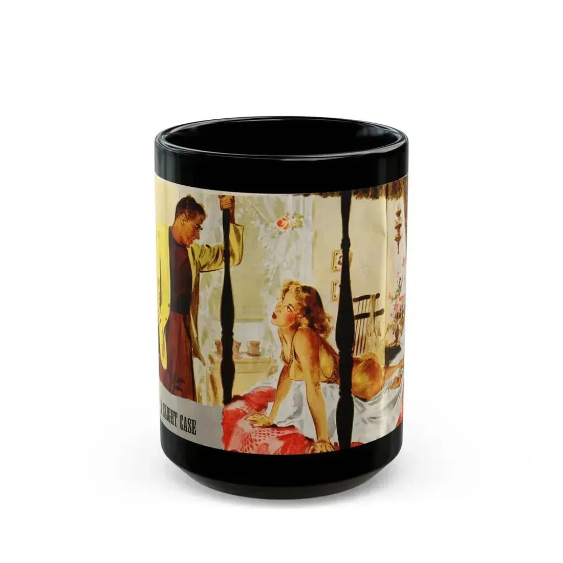 A Slight Case Of Connecticut - Black Coffee Mug 15oz - Go Mug Yourself