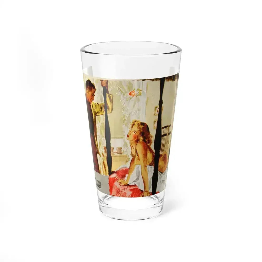 A Slight Case Of Connecticut (Magazine Illustration) Pint Glass 16oz 16oz - Go Mug Yourself