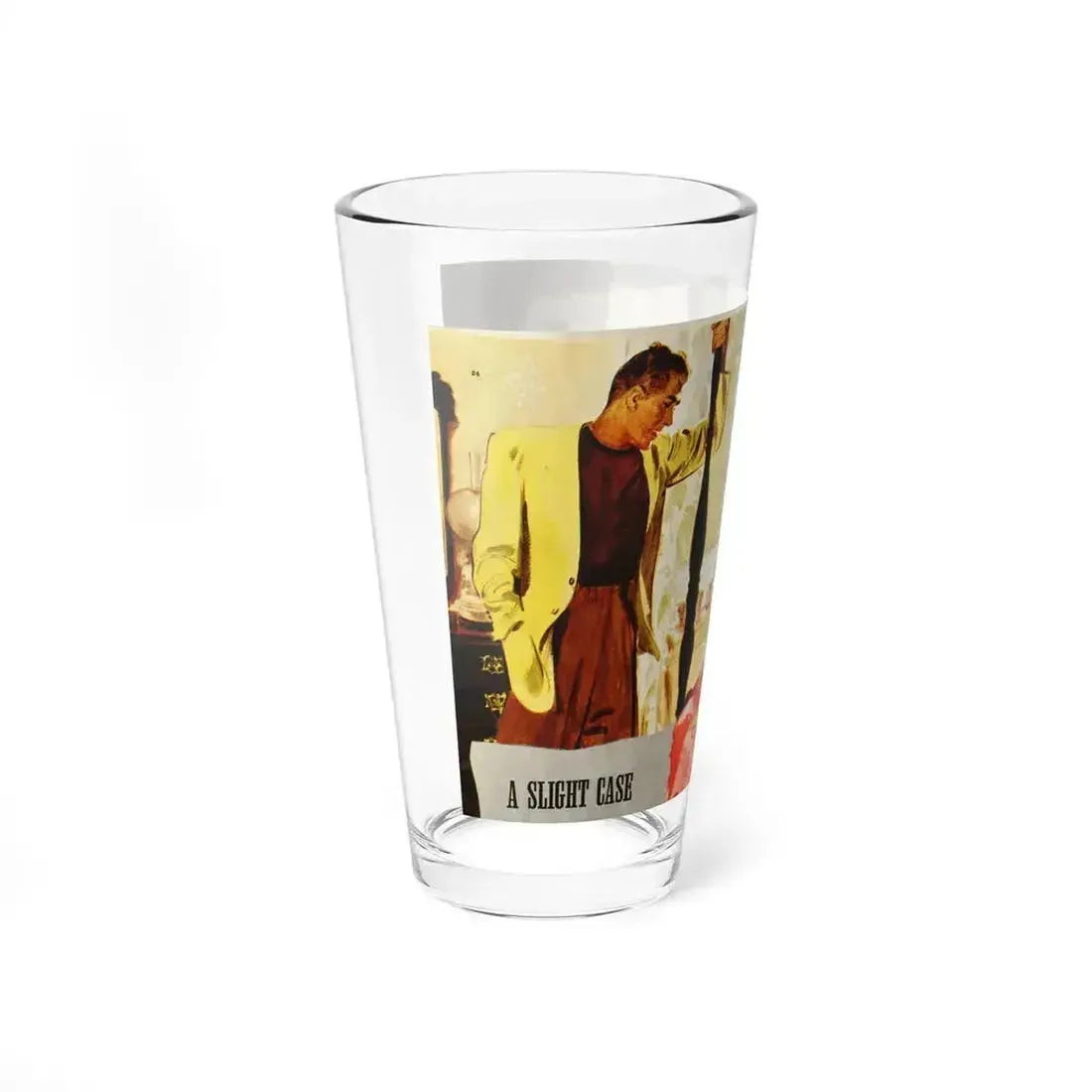 A Slight Case Of Connecticut (Magazine Illustration) Pint Glass 16oz - Go Mug Yourself