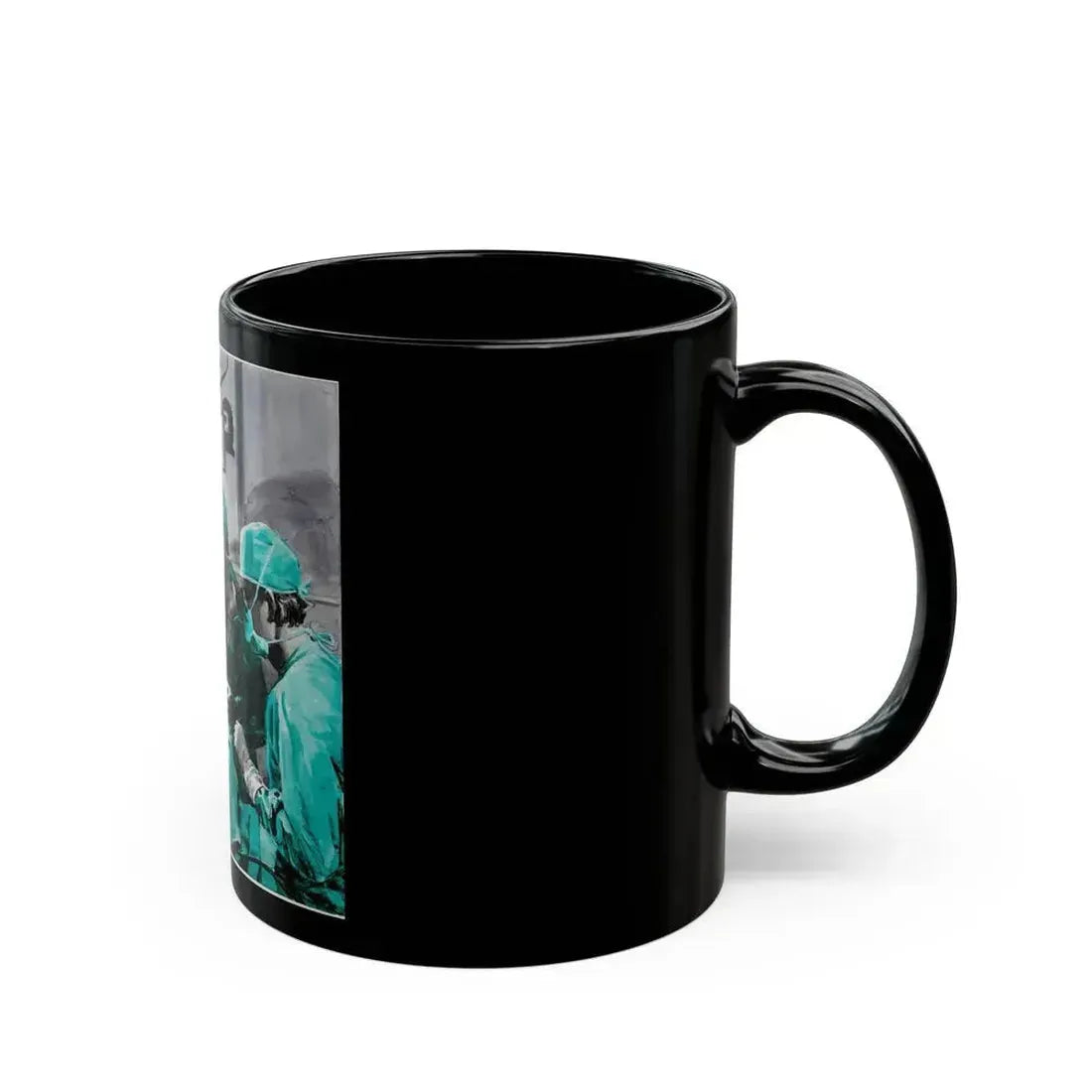 A Small Miracle For Peter, Spot Illustration (Reader's Digest, 1978) - Black Coffee Mug - Go Mug Yourself