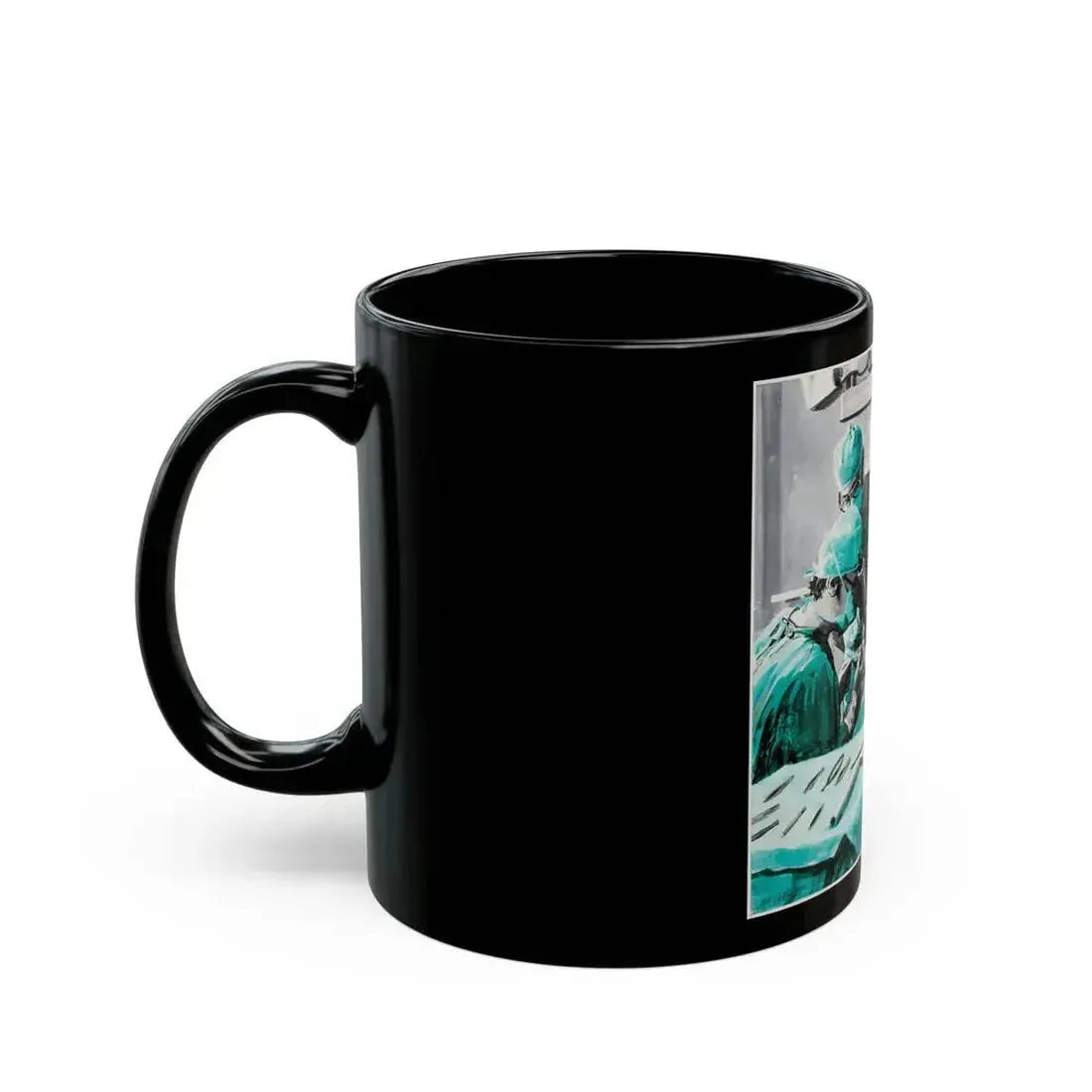 A Small Miracle For Peter, Spot Illustration (Reader's Digest, 1978) - Black Coffee Mug - Go Mug Yourself
