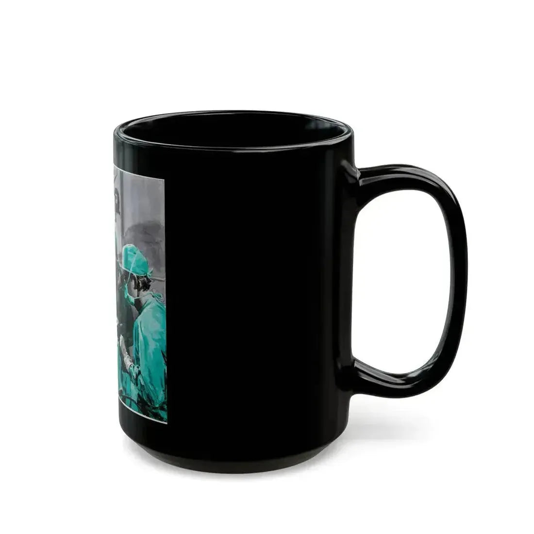 A Small Miracle For Peter, Spot Illustration (Reader's Digest, 1978) - Black Coffee Mug - Go Mug Yourself