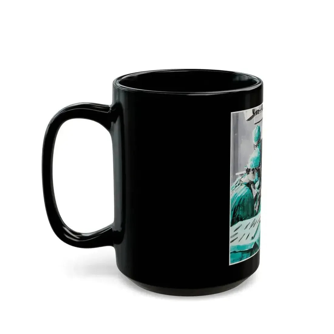 A Small Miracle For Peter, Spot Illustration (Reader's Digest, 1978) - Black Coffee Mug - Go Mug Yourself