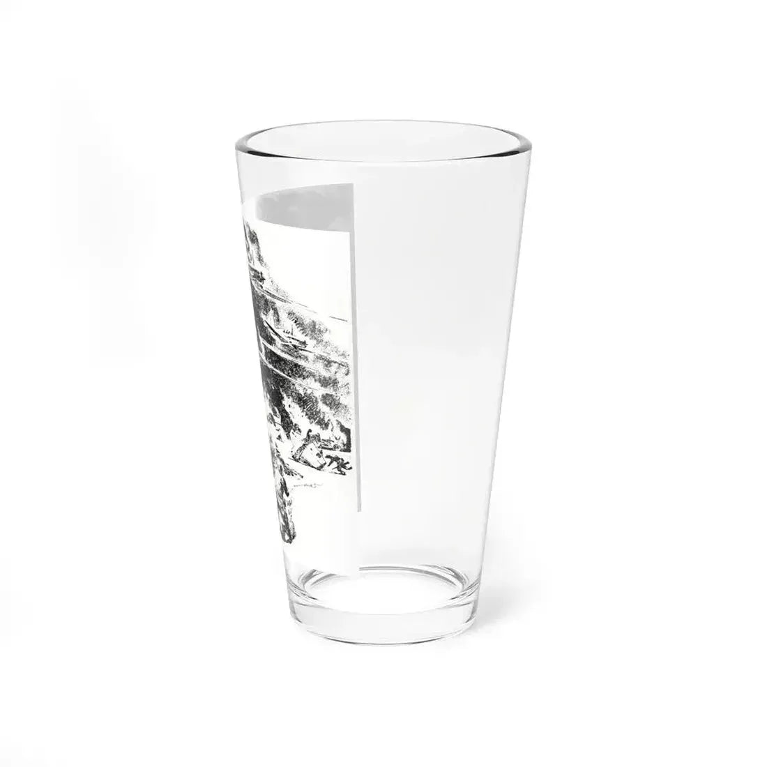 A Snow Job for the Kid (2), Blue Book Magazine, February 1946 (Magazine Illustration) Pint Glass 16oz - Go Mug Yourself