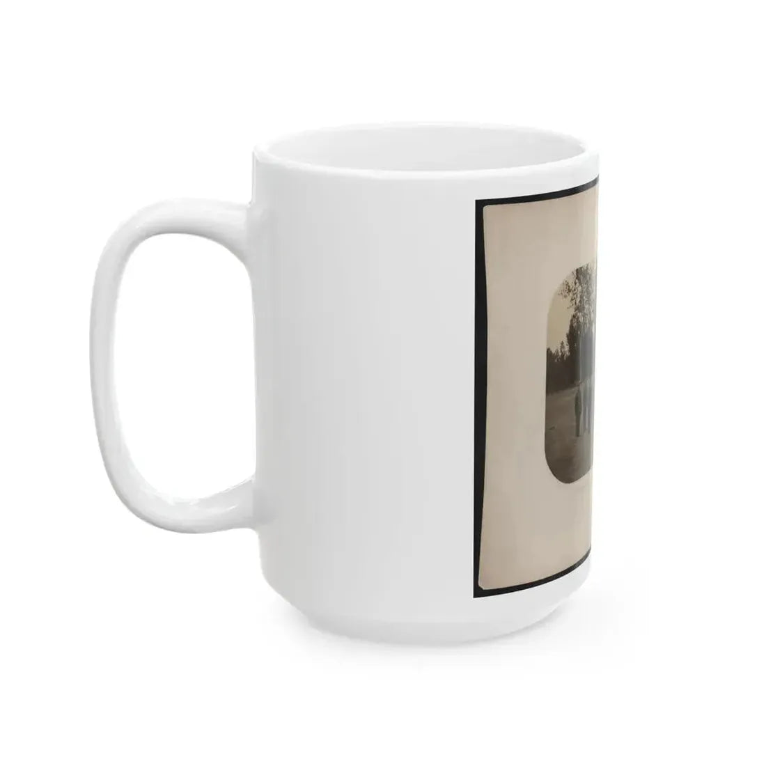 A Squad Of Capt. Smith's Battery - Lieut. Woods In Command (U.S. Civil War) White Coffee Mug - Go Mug Yourself