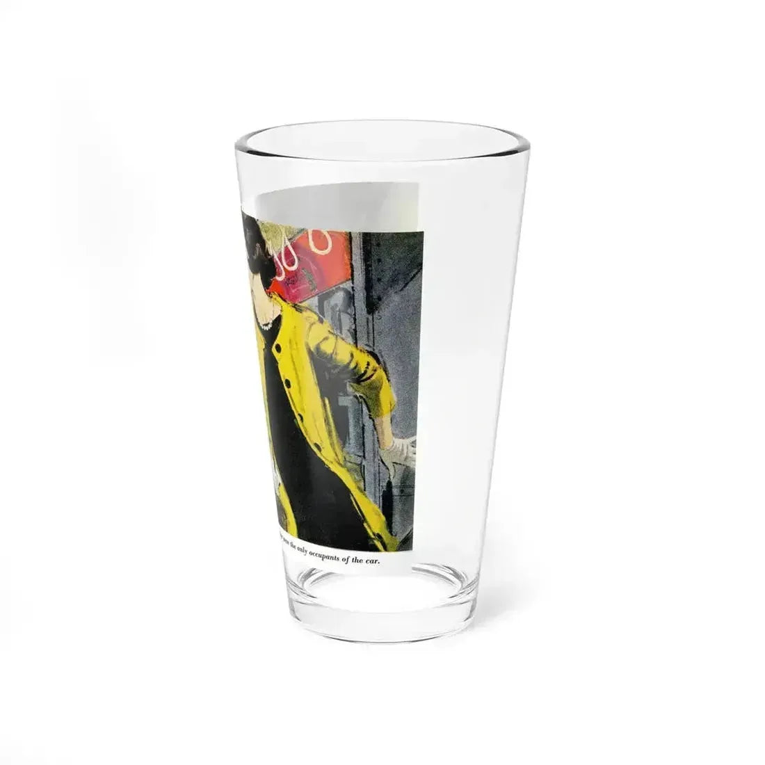 A Stranger In The Night, Redbook, June 1958 (Magazine Illustration) Pint Glass 16oz - Go Mug Yourself