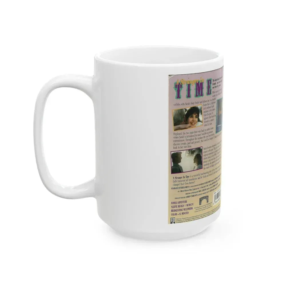 A STRANGER IN TIME (VHS COVER) - White Coffee Mug - Go Mug Yourself