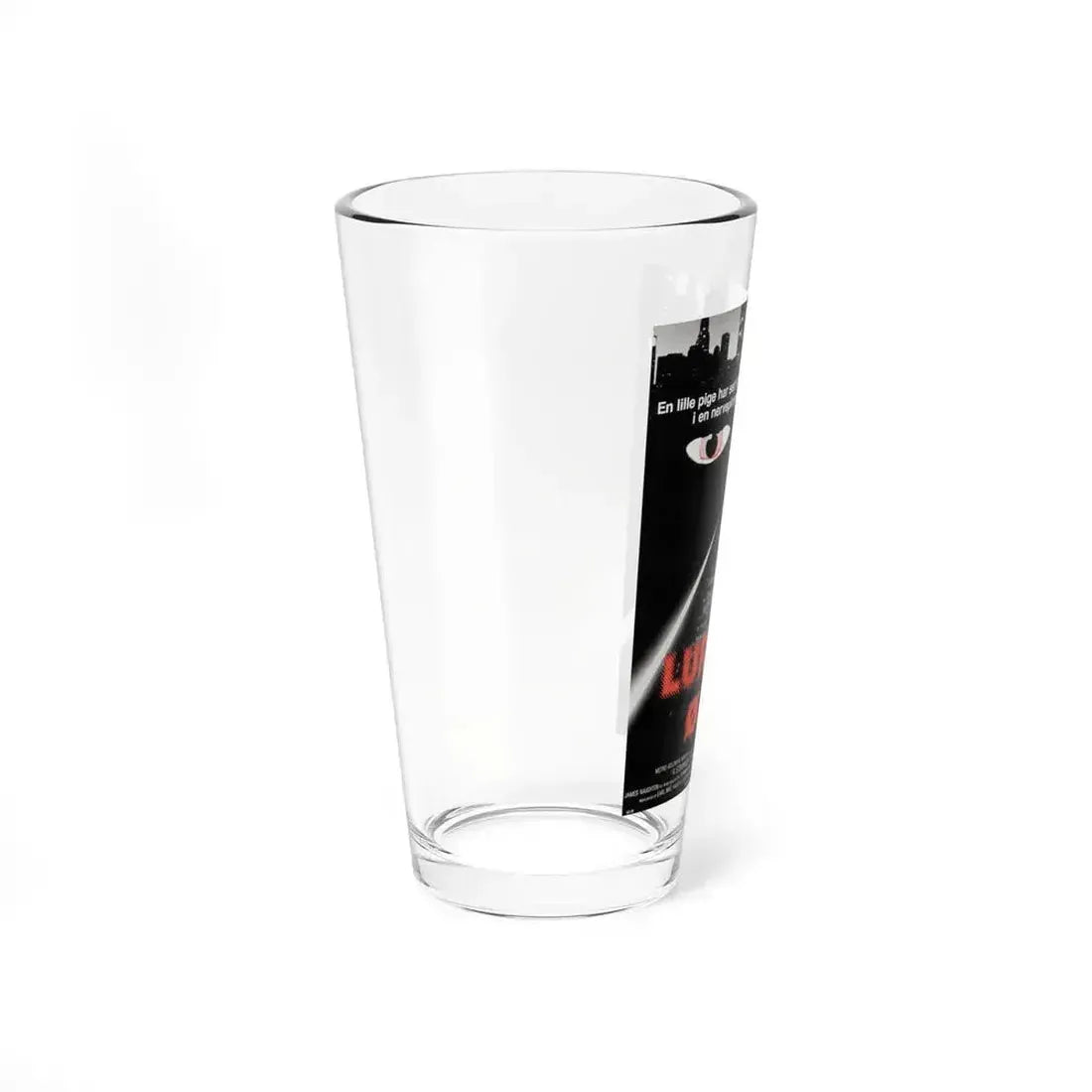 A STRANGER IS WATCHING (DANISH) 1982 Movie Poster - Pint Glass 16oz - Go Mug Yourself
