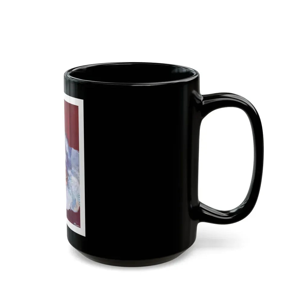 A Study In Mauve, From The Tatler, 1930 - Black Coffee Mug - Go Mug Yourself