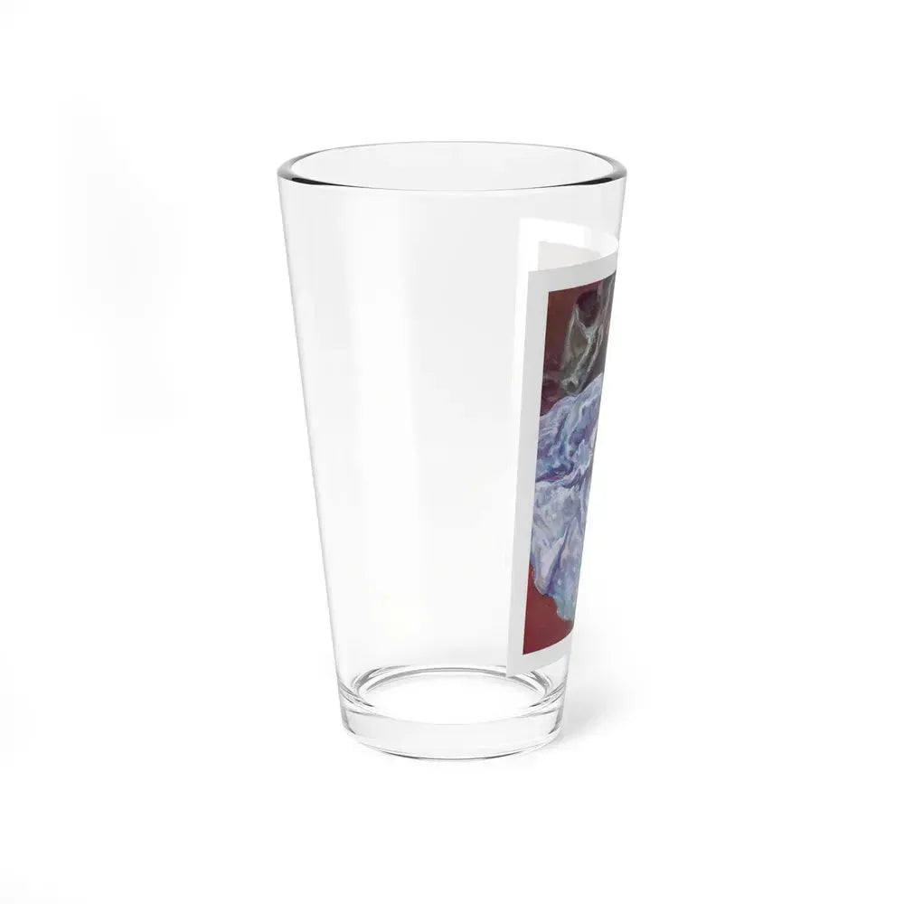 A Study In Mauve, From The Tatler, 1930 (Magazine Illustration) Pint Glass 16oz - Go Mug Yourself