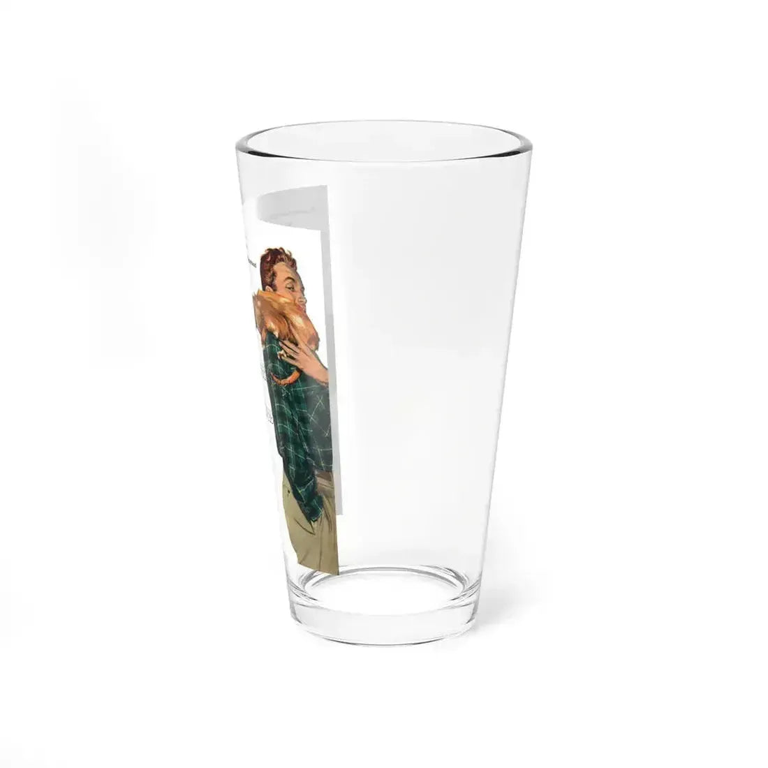 A Suitable Match, Animals Romans, UK, 1954 (Magazine Illustration) Pint Glass 16oz - Go Mug Yourself