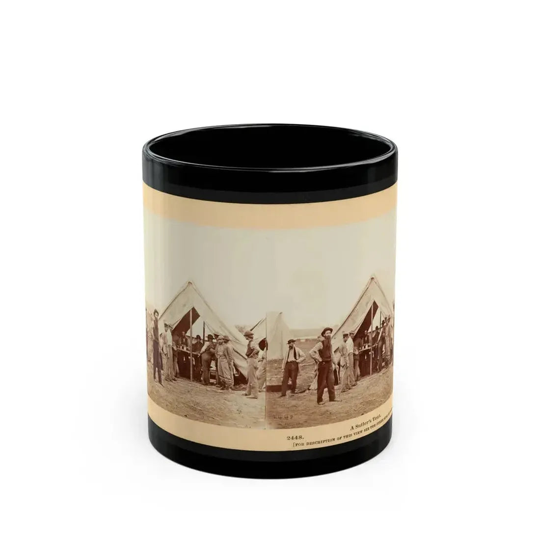 A Sutler's Tent (U.S. Civil War) Black Coffee Mug 11oz - Go Mug Yourself