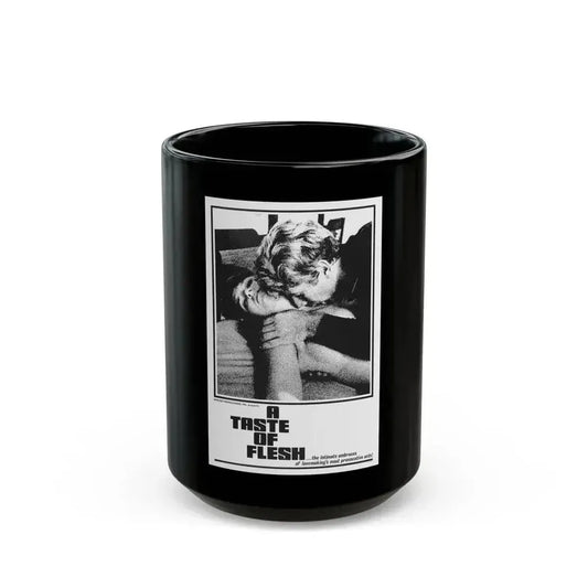 A TASTE OF FLESH 1967 Movie Poster - Black Coffee Mug 15oz - Go Mug Yourself