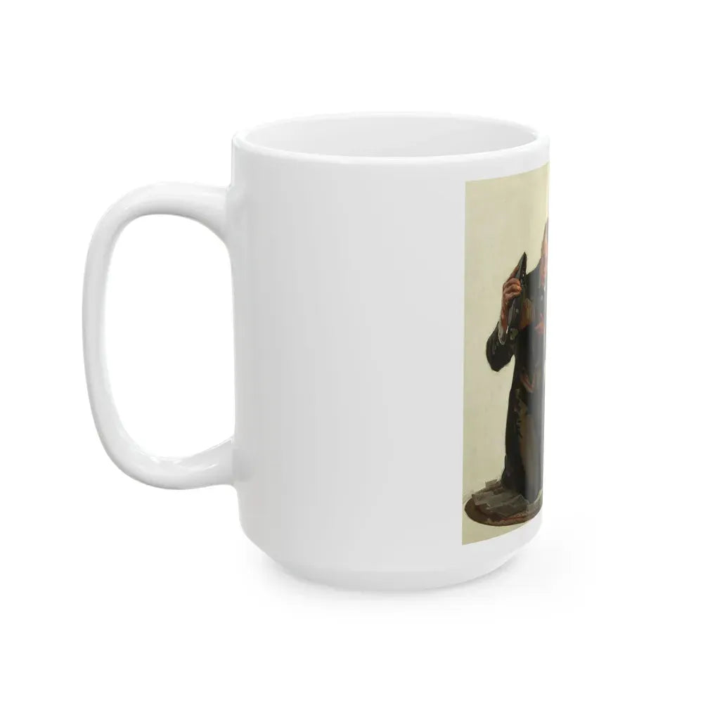 A Tired Gentleman - White Coffee Mug - Go Mug Yourself