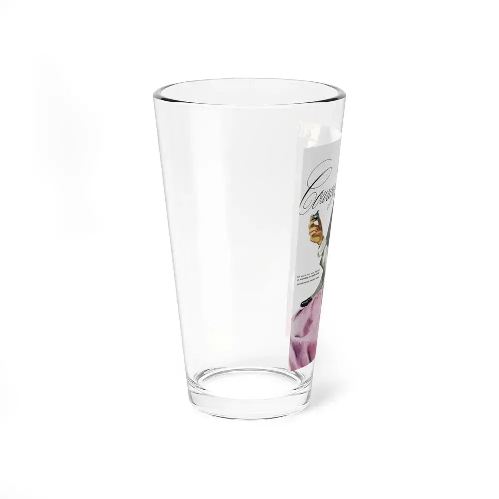 A Touch of Courage, Good Housekeeping, June 1949 (Magazine Illustration) Pint Glass 16oz - Go Mug Yourself