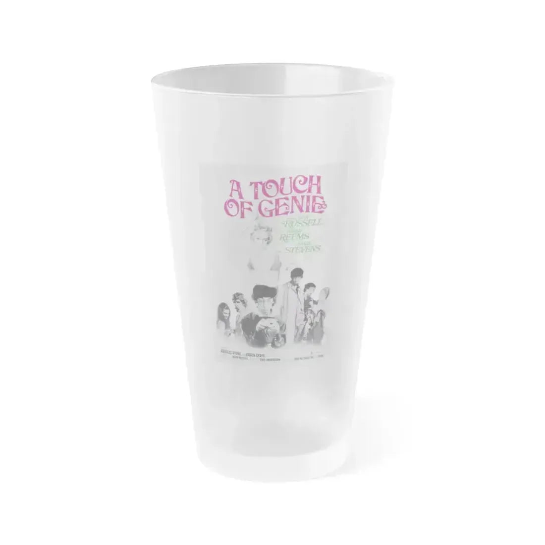 A TOUCH OF GENIE 1974 Movie Poster - Frosted Pint Glass 16oz 16oz Frosted - Go Mug Yourself