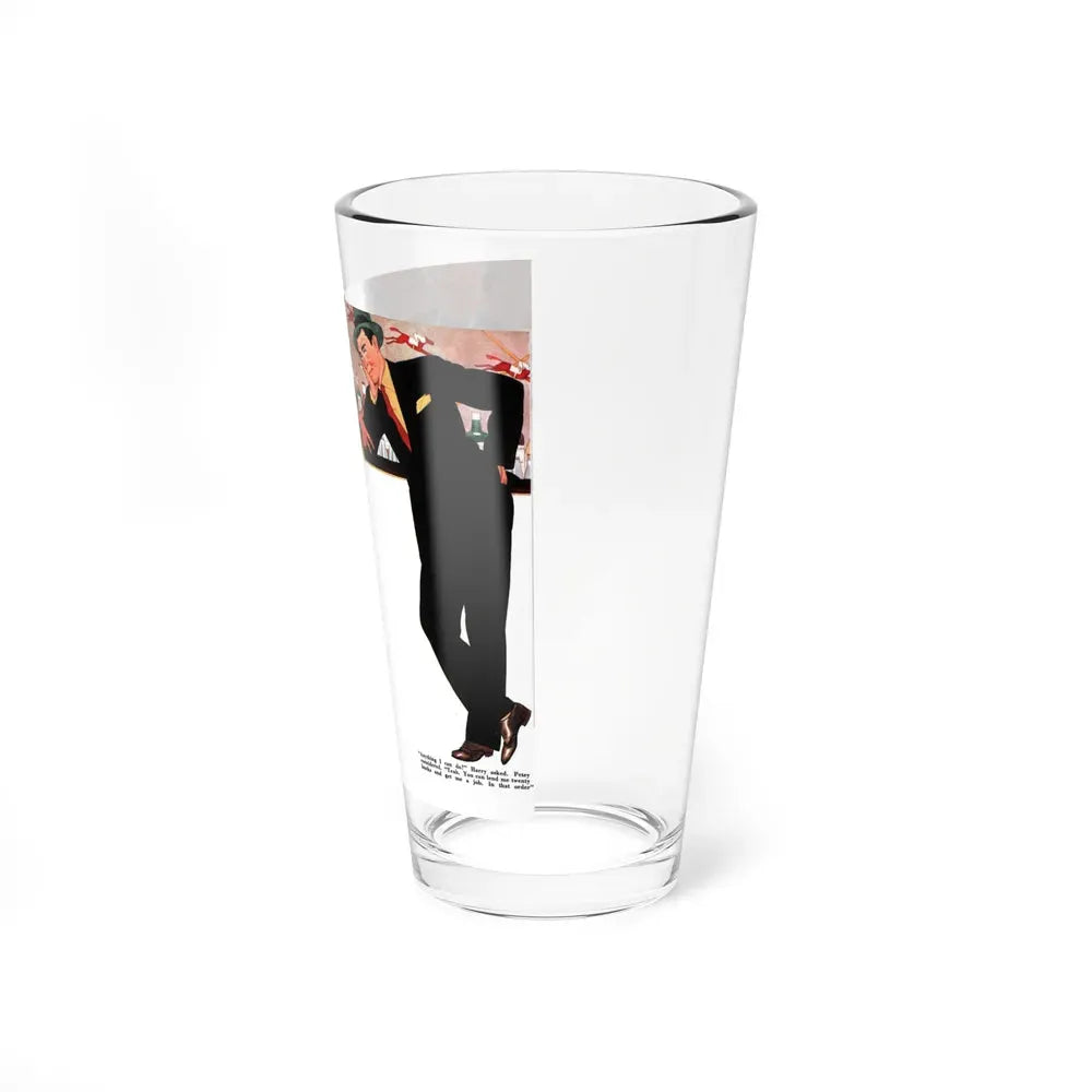 A Tough Game to Beat, Collier's October 4, 1952 (Magazine Illustration) Pint Glass 16oz - Go Mug Yourself