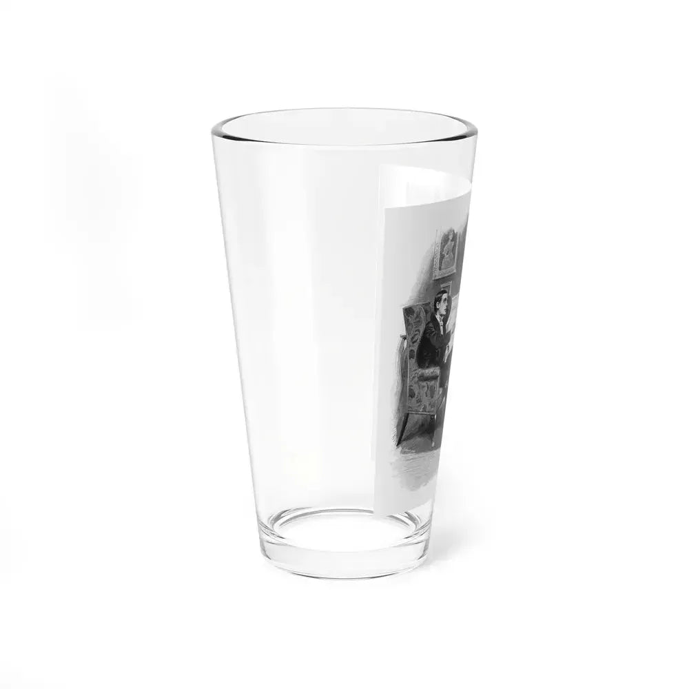 A Tribute Of Souls by Robert Hichens and Lord F Hamilton (2), The Pall Mall Magazine, 1897 (Magazine Illustration) Pint Glass 16oz - Go Mug Yourself