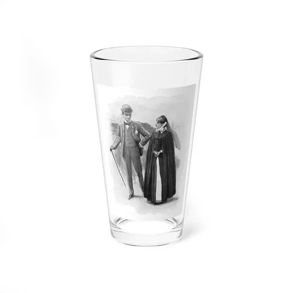 A Tribute Of Souls by Robert Hichens and Lord F Hamilton (3), The Pall Mall Magazine, 1897 (Magazine Illustration) Pint Glass 16oz 16oz - Go Mug Yourself