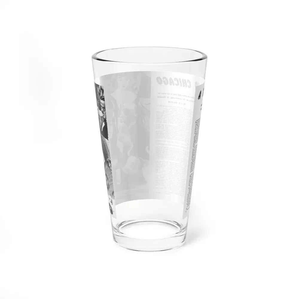 A Trip To Chicago, Mr. magazine, March 1952 (Magazine Illustration) Pint Glass 16oz - Go Mug Yourself