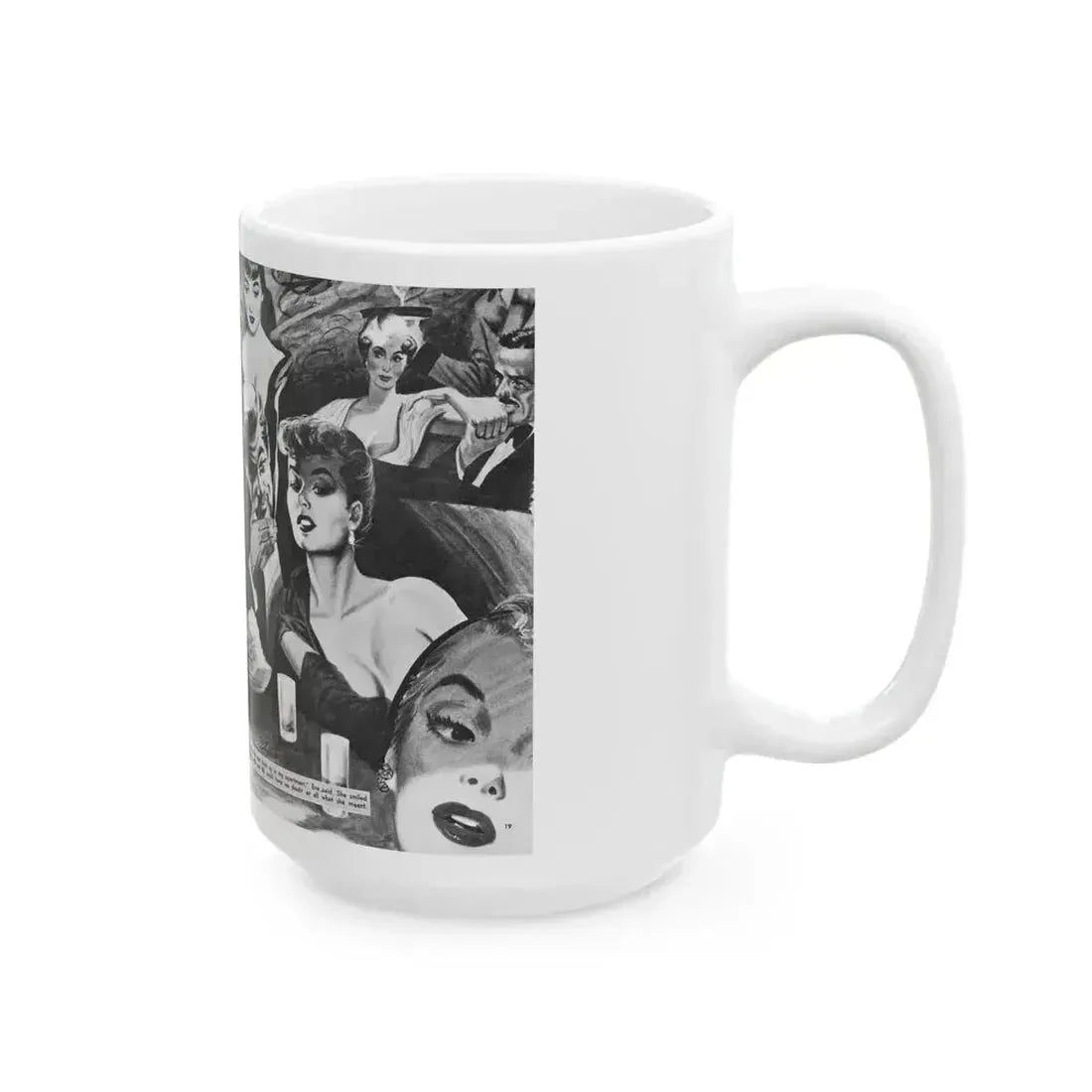 A Trip To Chicago, Mr. magazine, March 1952 - White Coffee Mug - Go Mug Yourself