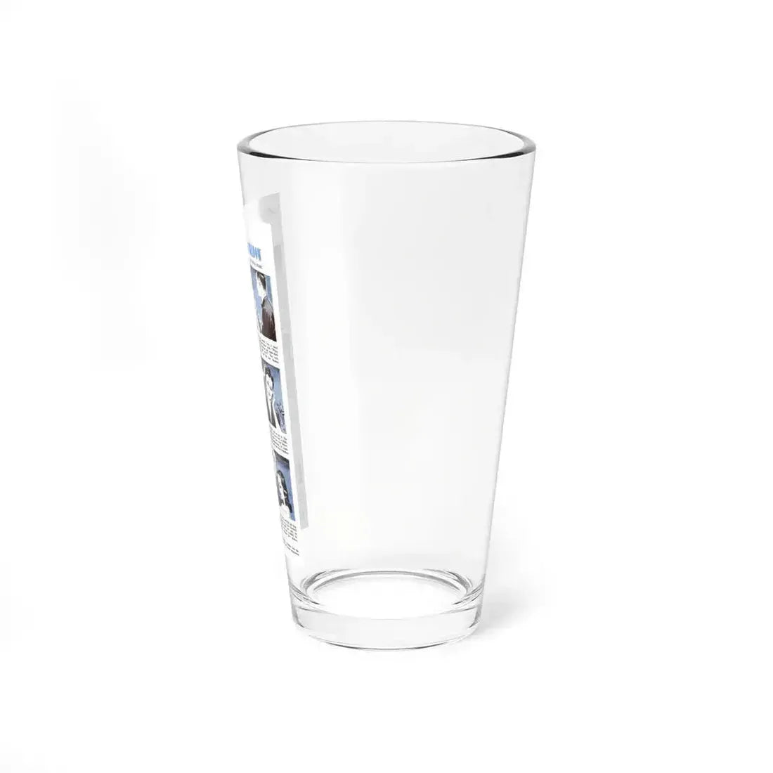 A True Story of A Lady And Her Shadow, 1942 (Magazine Illustration) Pint Glass 16oz - Go Mug Yourself