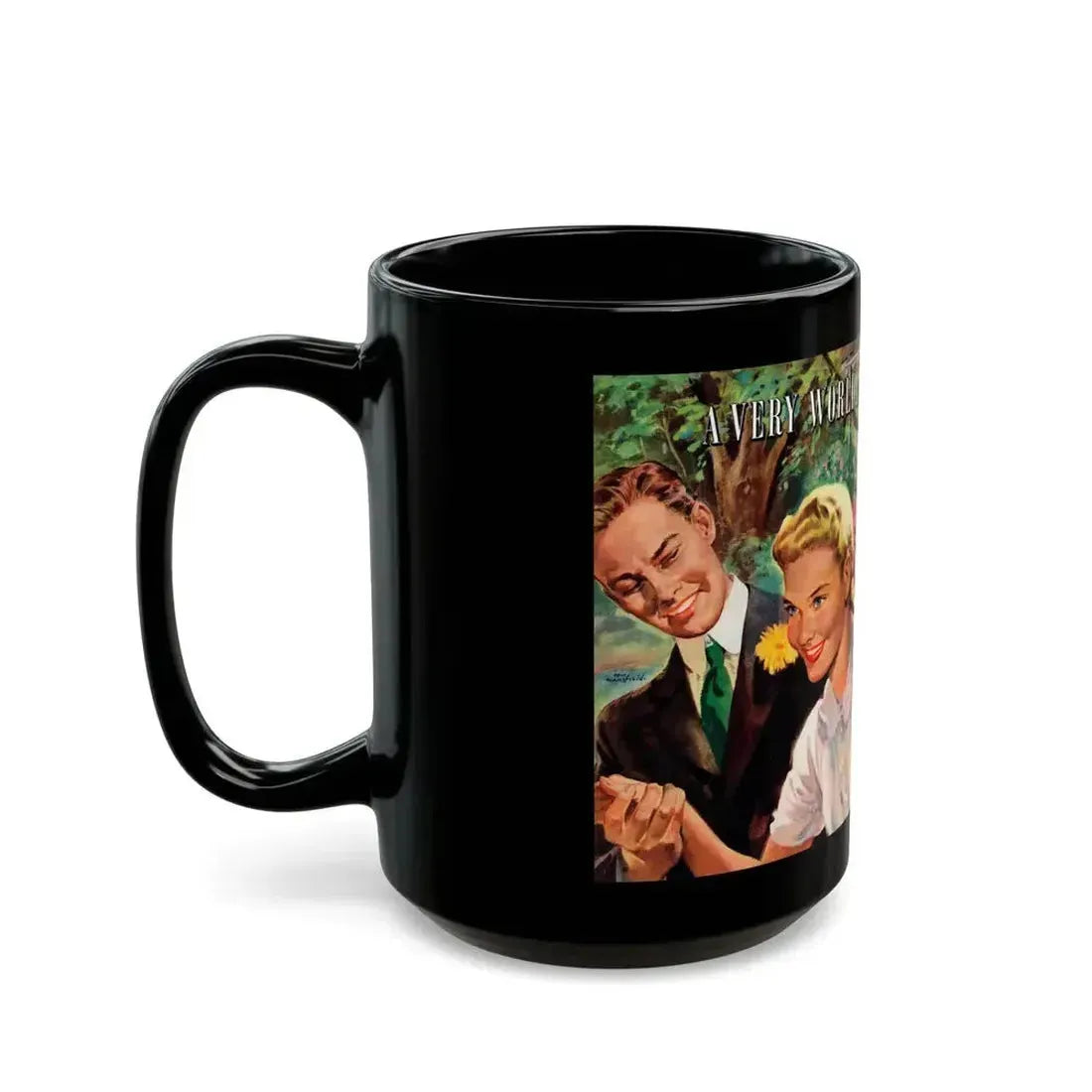 A Very Wordly Woman (1), Life Story magazine, May 1944 - Black Coffee Mug - Go Mug Yourself