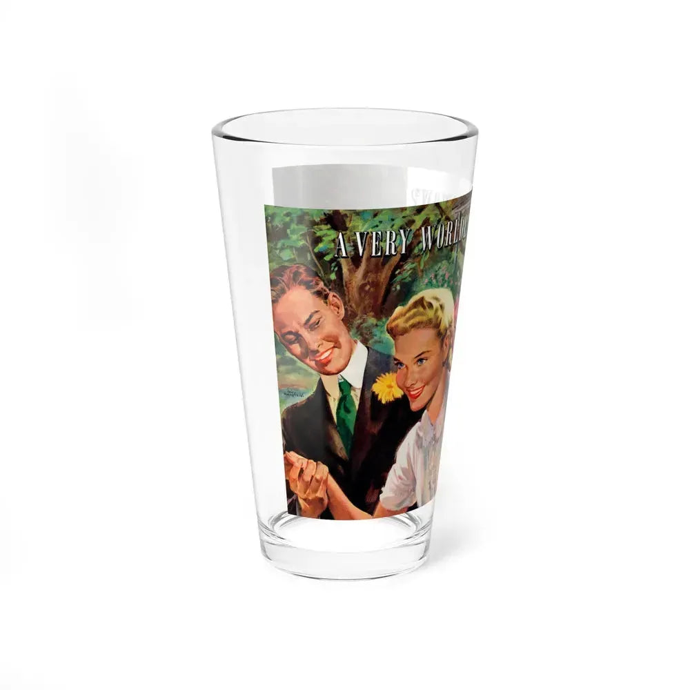A Very Wordly Woman (1), Life Story magazine, May 1944 (Magazine Illustration) Pint Glass 16oz - Go Mug Yourself