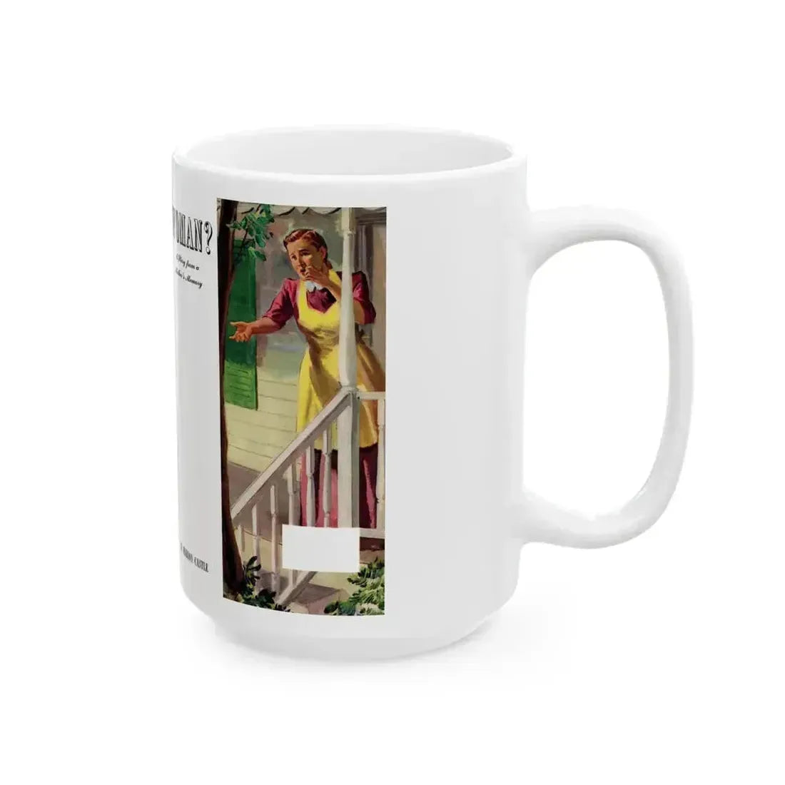 A Very Wordly Woman (1), Life Story magazine, May 1944 - White Coffee Mug - Go Mug Yourself