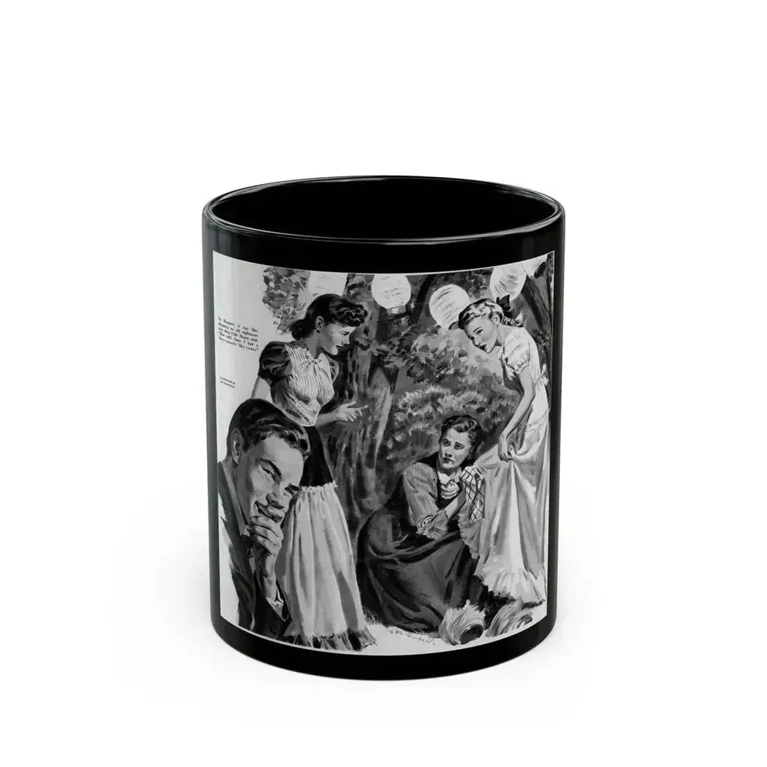 A Very Wordly Woman (2), Life Story magazine, May 1944 - Black Coffee Mug 11oz - Go Mug Yourself