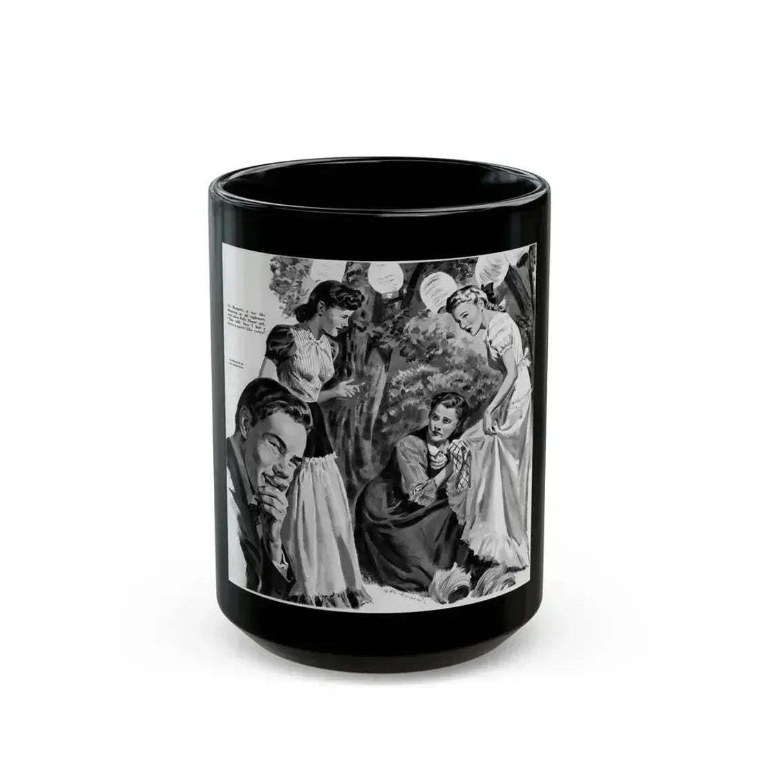 A Very Wordly Woman (2), Life Story magazine, May 1944 - Black Coffee Mug 15oz - Go Mug Yourself