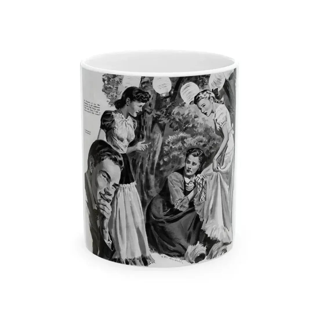 A Very Wordly Woman (2), Life Story magazine, May 1944 - White Coffee Mug 11oz - Go Mug Yourself